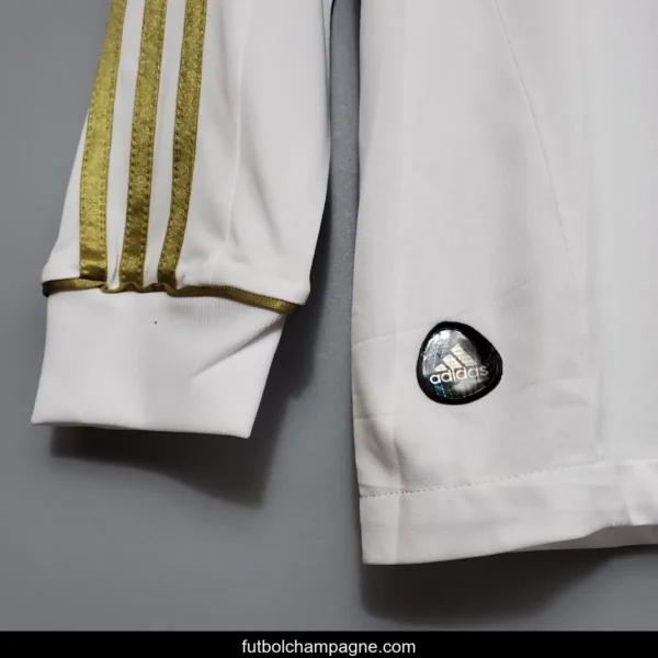 Retro Real Madrid 11_12 Long sleeve home Soccer Jersey - Image 8