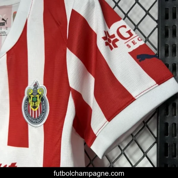 24_25 Women Chivas Guadalajara Home Jersey - Image 6