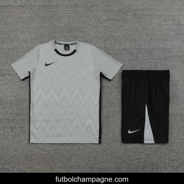 24_25 Nike Grey Short Sleeve Jersey+Shorts - Image 20