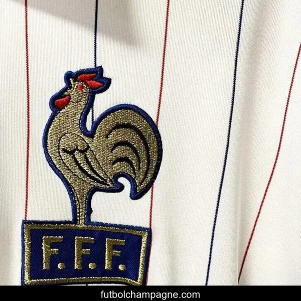 Retro 1982 France Away Long Sleeve Jersey - Image 7