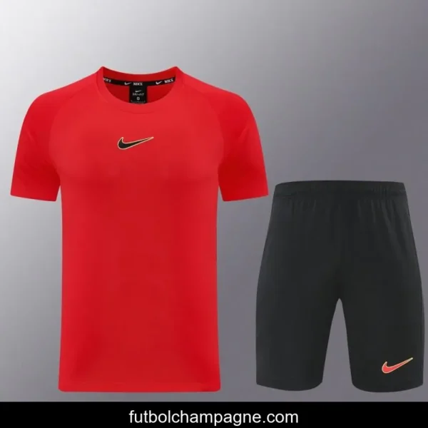 25_26 Nike Red Short Sleeve Jersey+Shorts - Image 19