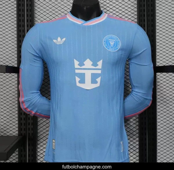 Player Version 25_26 Inter Miami Blue Third Long Sleeve Jersey - Image 8