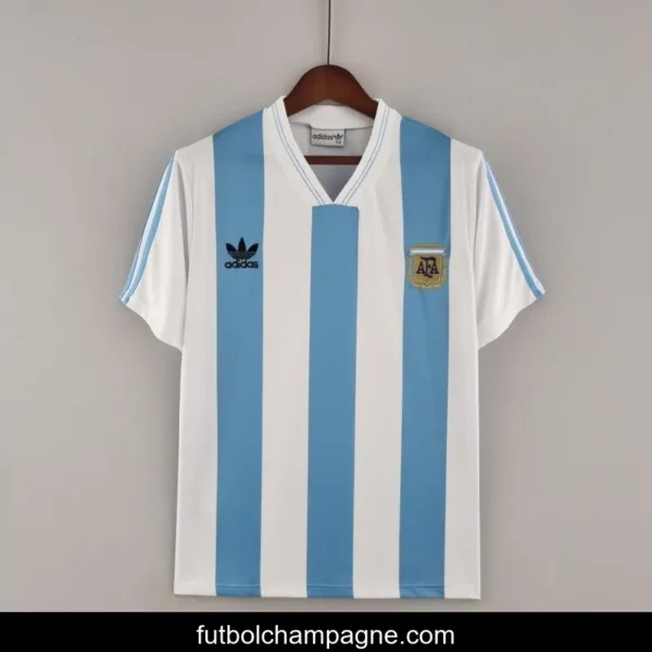 Retro Argentina 1993 Home Soccer Jersey - Image 7