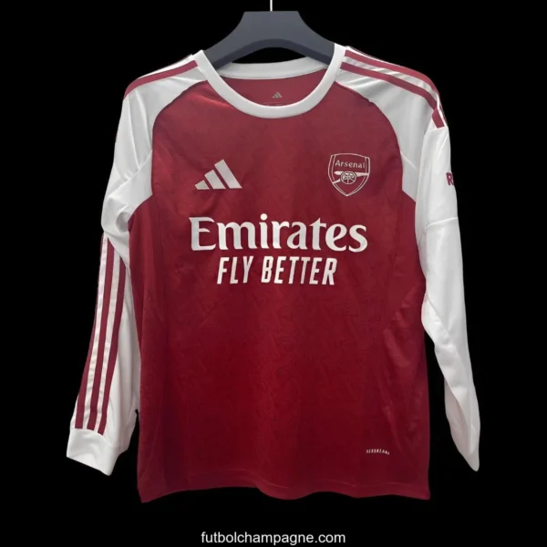 25_26 Arsenal Home Long Sleeve Jersey - Image 2