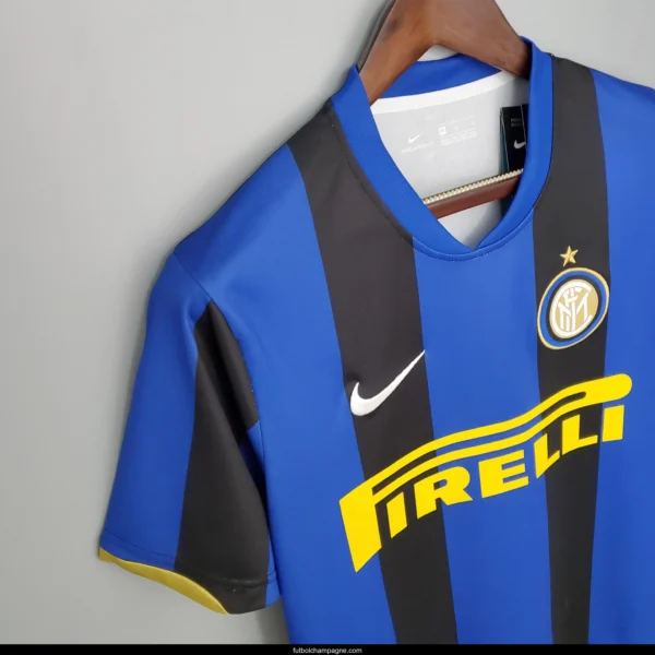 Retro 08_09 Inter Milan home Soccer Jersey - Image 7