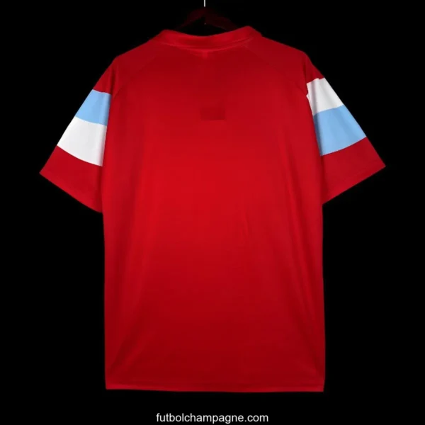 Retro 90_91 Napoli Third Red Jersey - Image 10