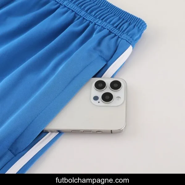 24_25 Adidas Original Blue Short Sleeve Jersey+Shorts - Image 17
