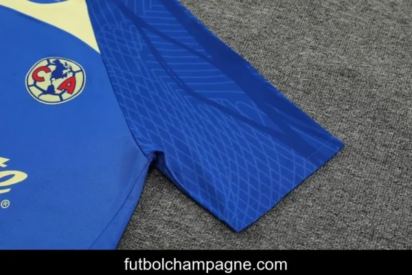 24_25 Club America Blue_Yellow Short Sleeve Jeresy+Shorts - Image 17