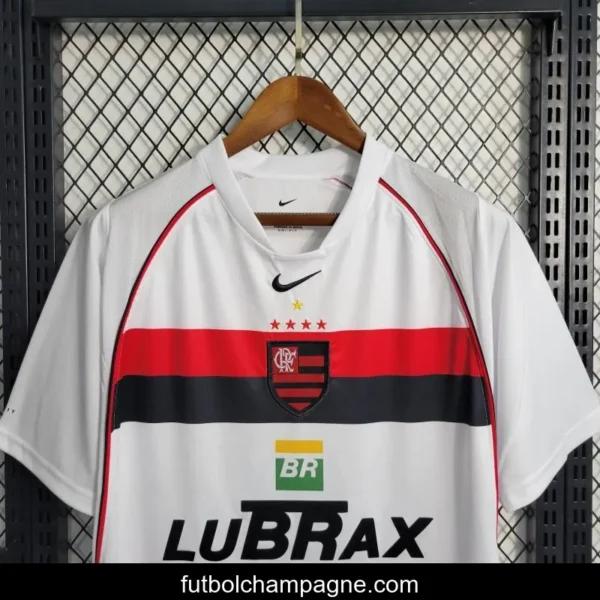 Retro 01_02 Flamengo Away White Jersey - Image 8