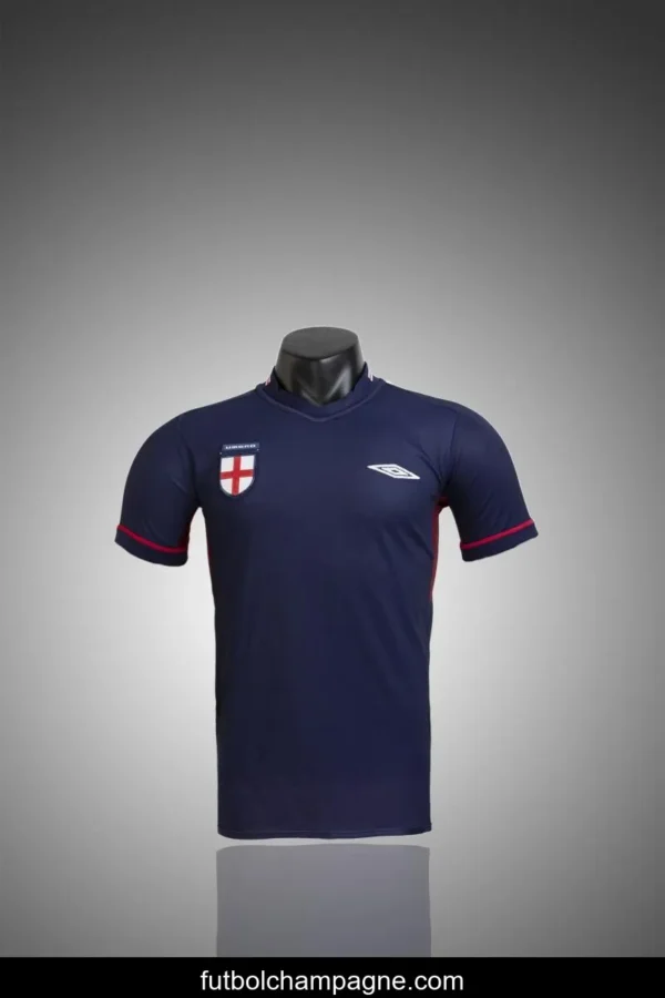 Retro 2002 England Away Reversible (Red_Navy) Soccer Jersey - Image 19