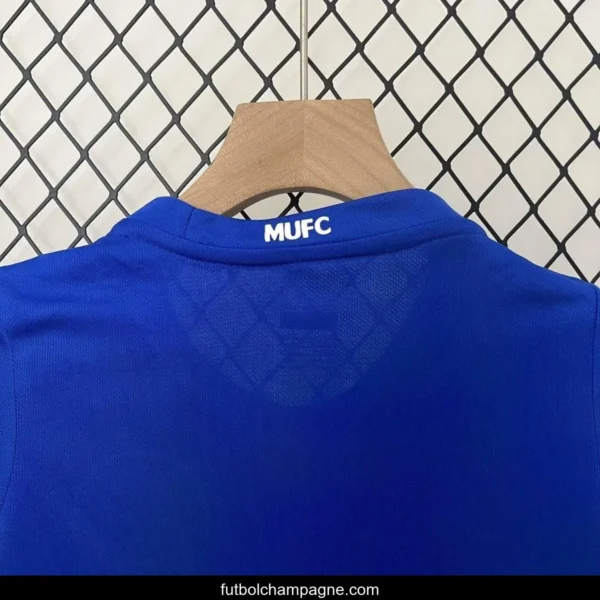 Retro 24_25 Kids Manchester United Third Blue Jersey - Image 9