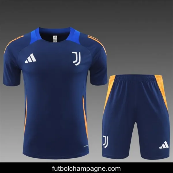 24_25 Juventus Navy Short Sleeve Jersey+Shorts - Image 16