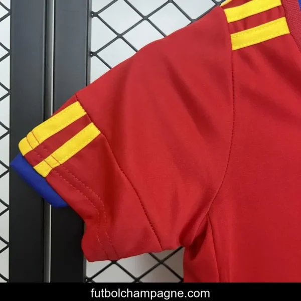 Retro 2010 Kids Spain Home Size 16-28 Jersey - Image 9