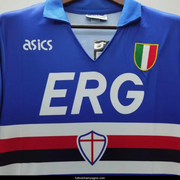 Retro 91_92 Sampdoria Home Jersey - Image 14