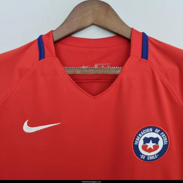 Retro chile 16_17 home Soccer Jersey - Image 7
