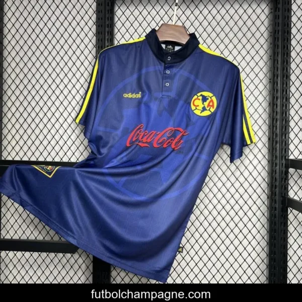 Retro 98_99 Club America Away Navy Jersey - Image 7