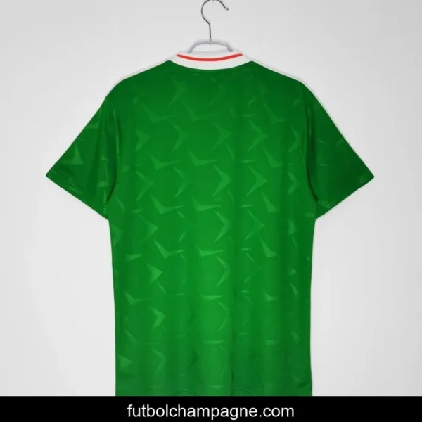 Retro 1990_92 Ireland Home Soccer Jersey - Image 8