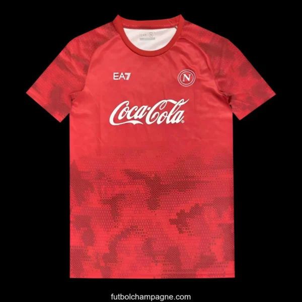 25_26 Napoli Red Pre-Match Jersey - Image 3