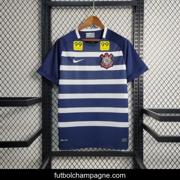 Retro 14-15 Corinthians Third Navy Jersey - Image 9