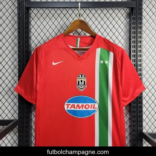 Retro 05_06 Juventus Away Red Jersey - Image 8