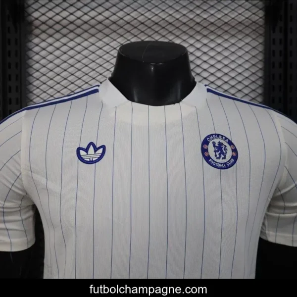 Player Version 25_26 Chelsea Adidas Original Terrace Icons WHITE Jersey - Image 6