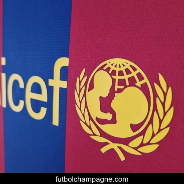 Retro 10_11 Barcelona Long Sleeve Home Soccer Jersey - Image 11