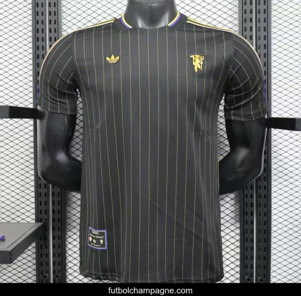 Player Version 25_26 Manchester United Black Casual Jersey - Image 16