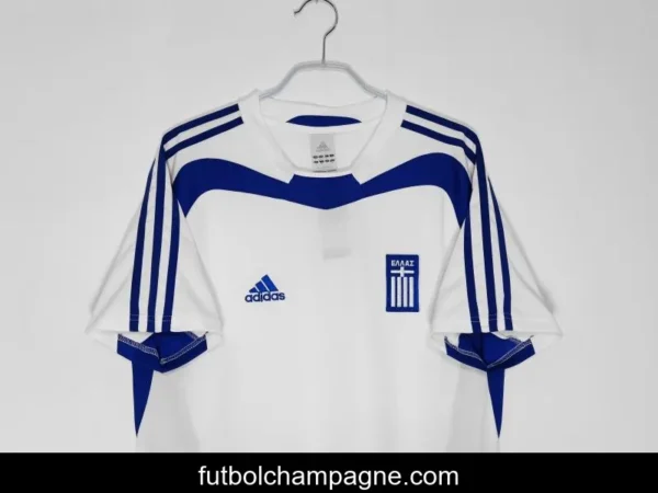Retro 2004 Greece Away Soccer Jersey - Image 10