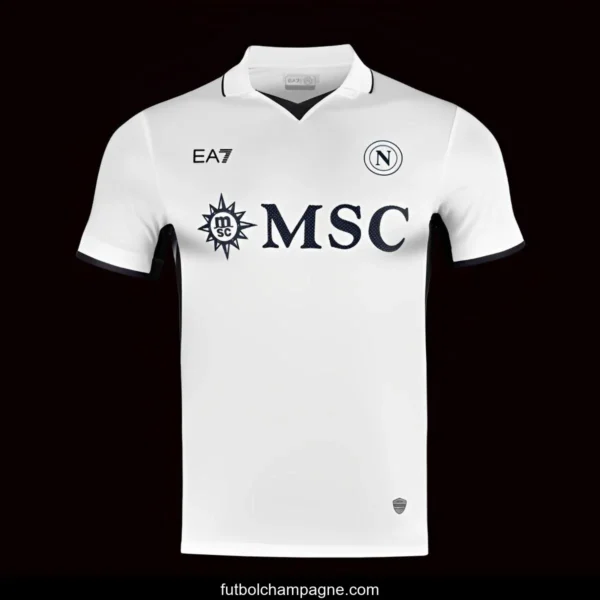 24_25 SS Napoli Away White Jersey - Image 11