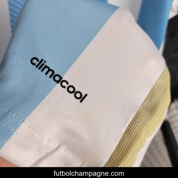 Retro 2014 Argentina Home Jersey - Image 7