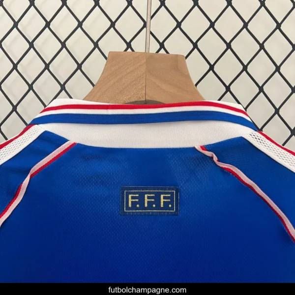 Retro 1998 Kids France Home Jersey - Image 10
