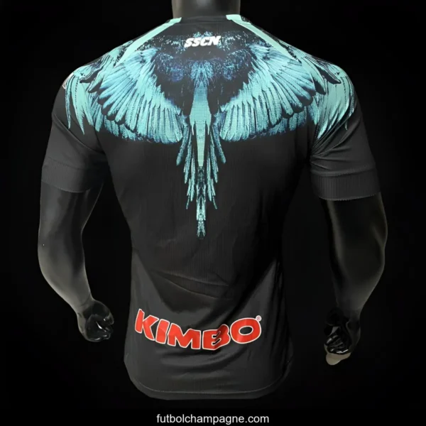Player Version 20_21 Kappa X Marcelo Burlon Napoli Black Jersey - Image 7
