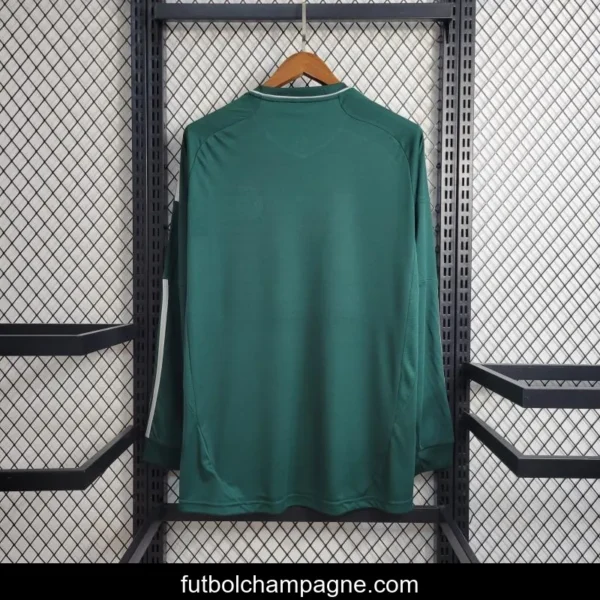 Retro Long Sleeve 2012_13 Real Madrid Third Green Jersey - Image 8