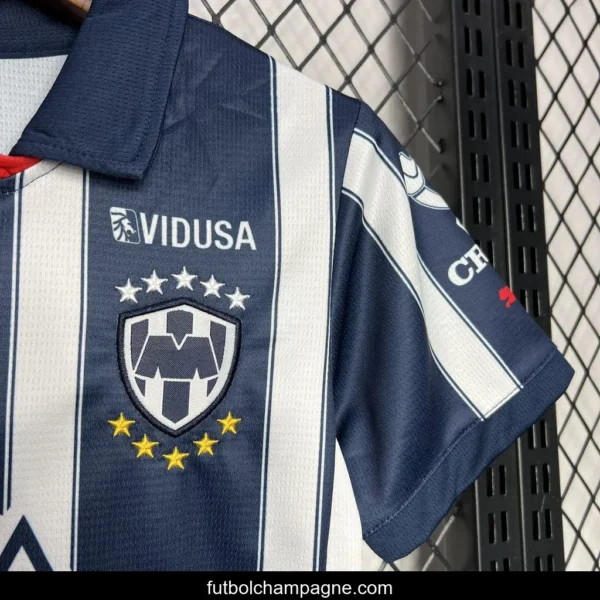 24_25 Kids Monterrey Home Jersey - Image 7