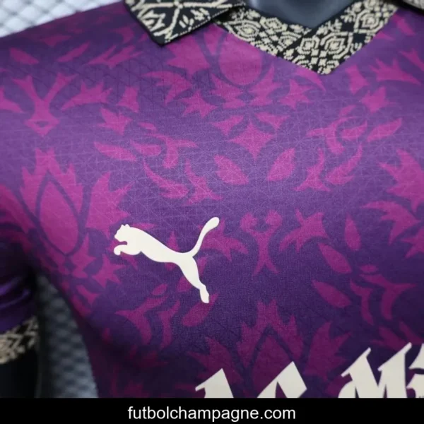 Player Version 25_26 AC Milan Redesigned Away Purple with Geometric Pattern Jersey - Image 9