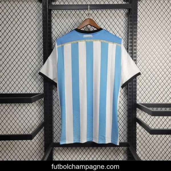 Retro 2014 Argentina Home Jersey - Image 8
