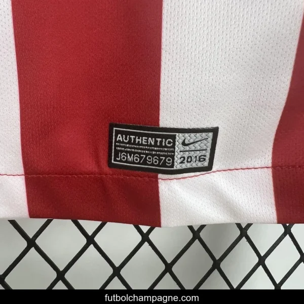 Retro 2016_17 Atletico Madrid Home Jersey - Image 7