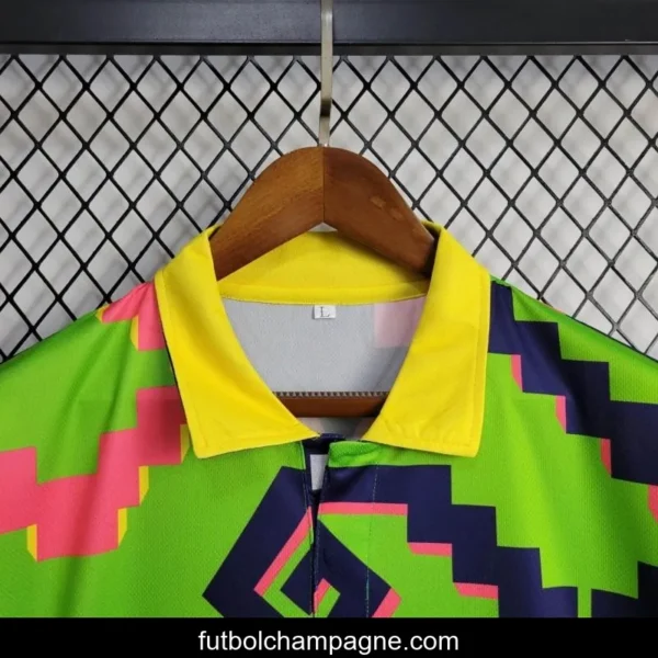 Retro 1995 Mexico Goalkeeper Campos Jersey - Image 7