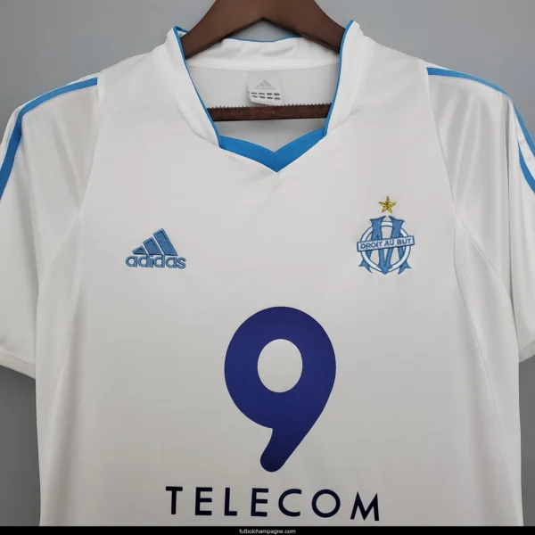 Retro 02_03 Marseille home Soccer Jersey - Image 7