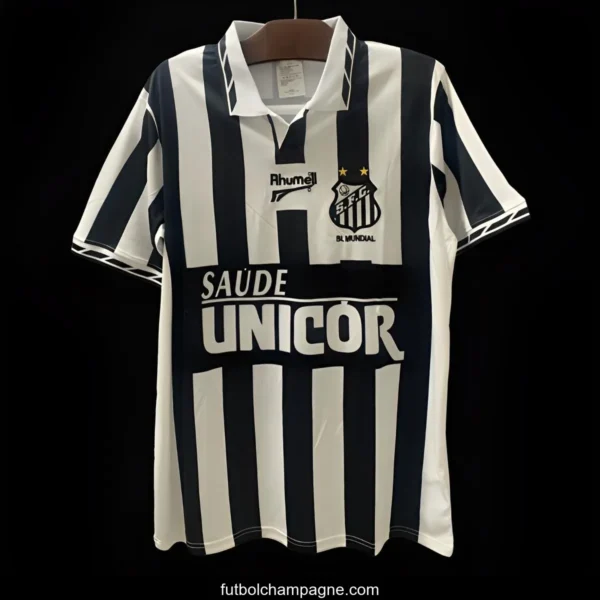 Retro 95_96 Santos Home Jersey - Image 3