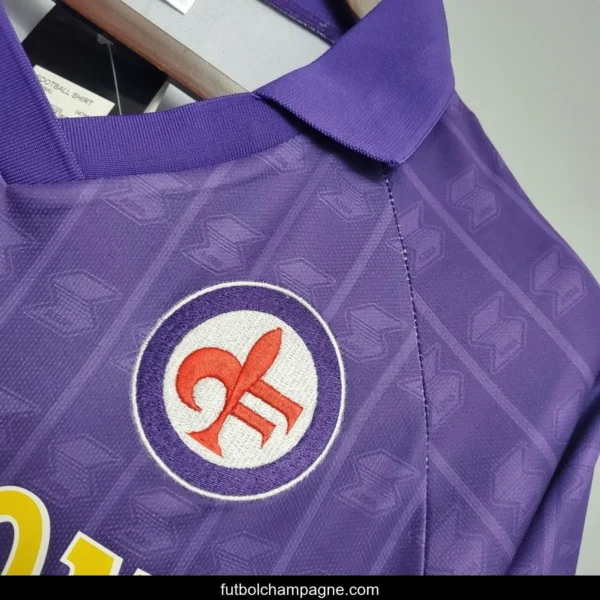 Retro Fiorentina 89_90 home Soccer Jersey - Image 7