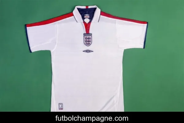 Retro 2004 England Home Soccer Jersey - Image 10