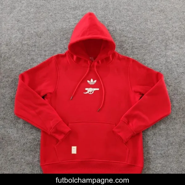 24_25 Chelsea x Adidas Original Navy_Red_Black_Beige_Grey Hoodie WIth Black Badge - Image 7