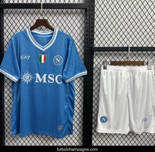 25_26 Kids Napoli Home Jersey - Image 3
