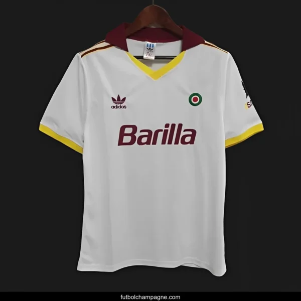 Retro 91_92 Roma Away White Jersey - Image 7