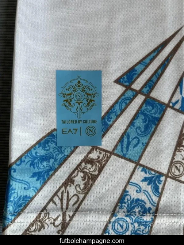 25_26 Napoli WHITE Pre-Match Jersey - Image 9