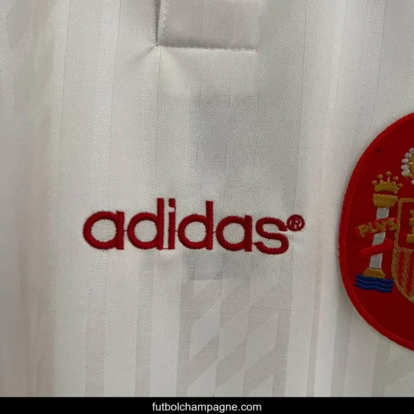 Retro 1994 Spain Away White Jersey - Image 7