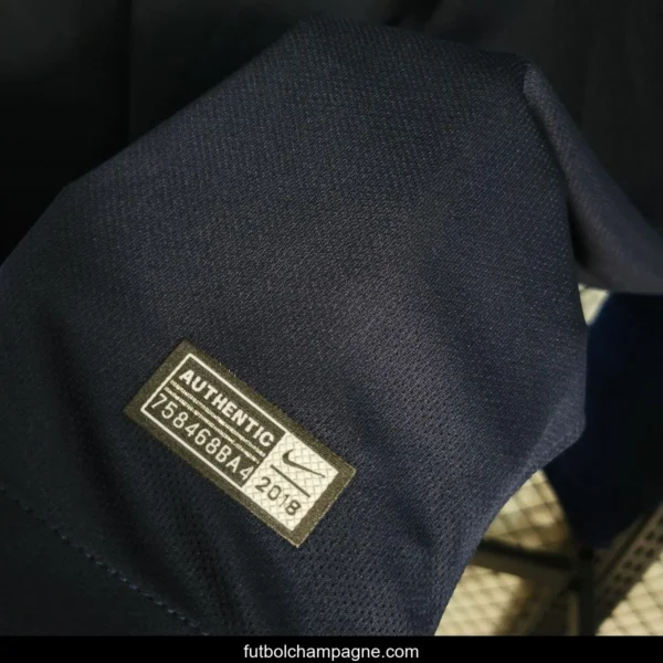 Retro 2018 France Home Long Sleeve Jersey - Image 9