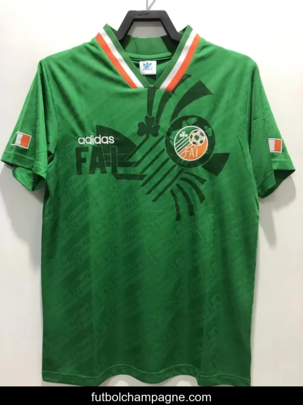 Retro 1994 Ireland Home Soccer Jersey - Image 7