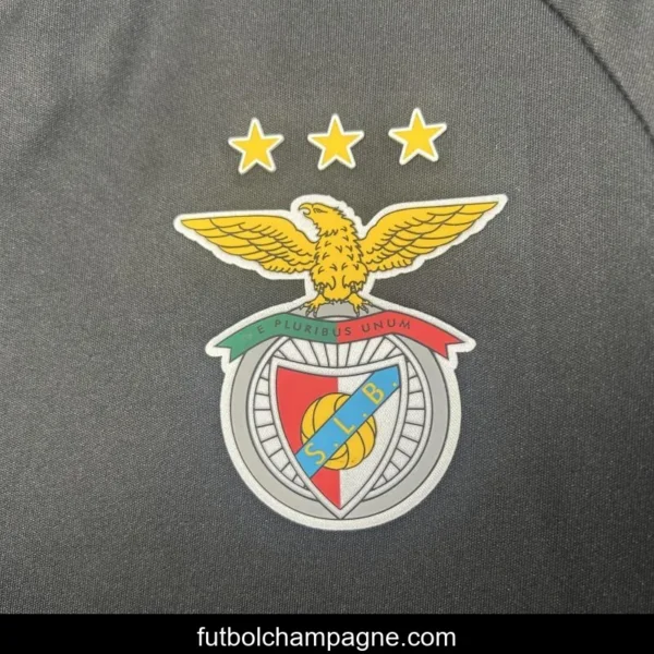 2025_26 Benfica Black Pre-match Training Jersey - Image 9